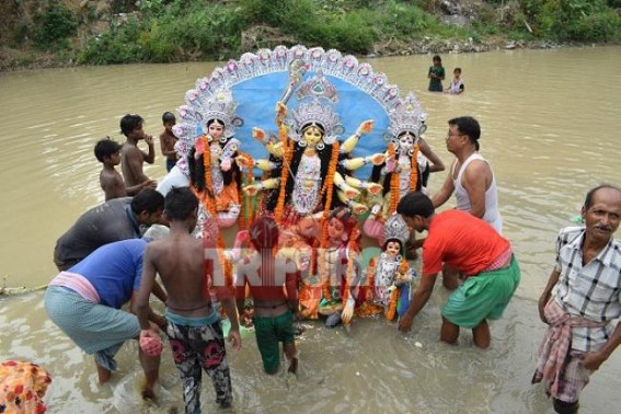 Basanti Puja ends on Bijaya-Dasmi